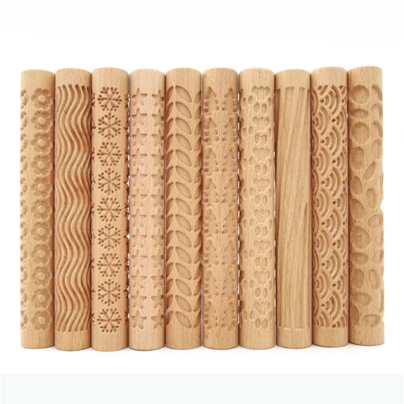 Wooden Texture Rolling Pin Cer - огляд і ціна Soap Making Kit For Beginners