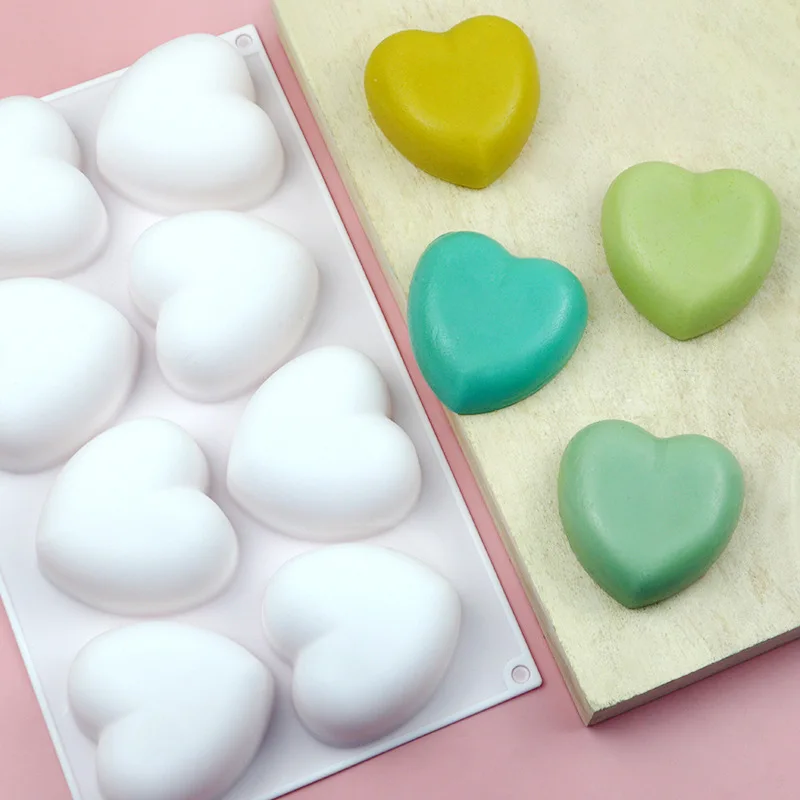 Love Heart Silicone Soap Mold  - огляд і ціна Soap Making Diy Kit