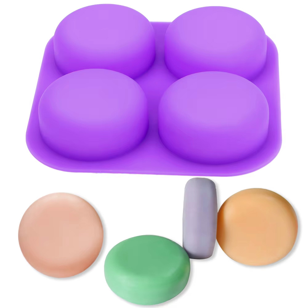 1-2 PCS 4 Cavity Reusable Roun - огляд і ціна Soap Making Instructions