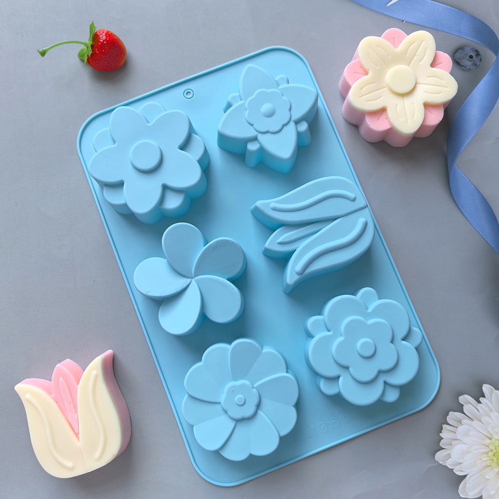 kinds Flower Silicone Molds Di - огляд і ціна Soap Making Kit For Beginners