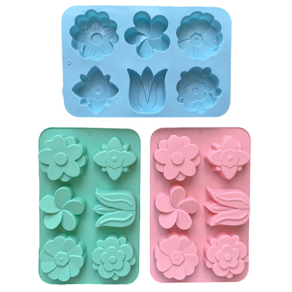 kinds Flower Silicone Molds Di - огляд і ціна Soap Making Kit For Beginners
