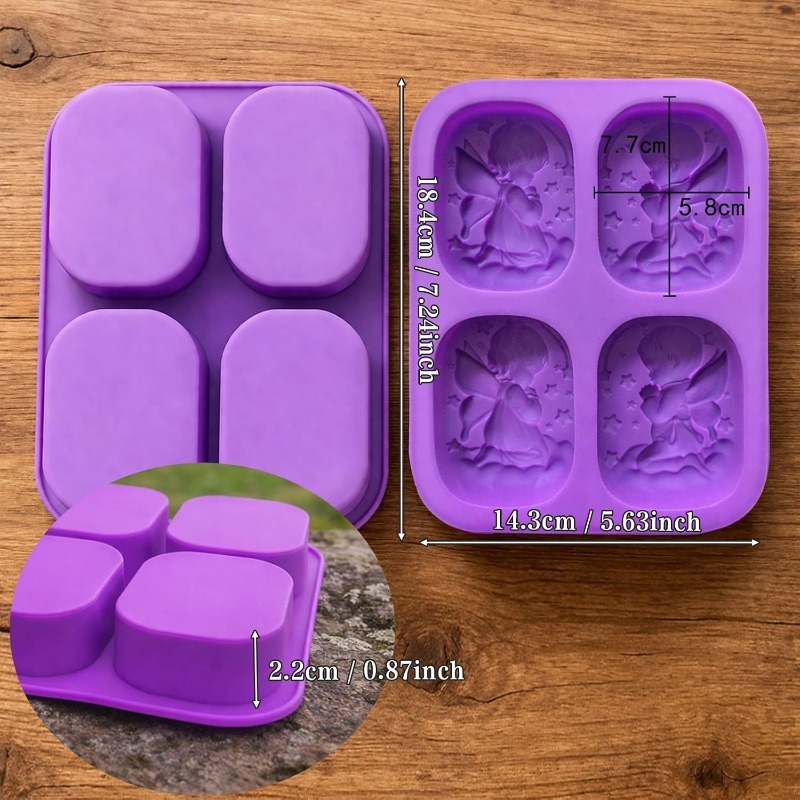 Angel Silicone Mold For Soap M - огляд і ціна Soap Making Instructions