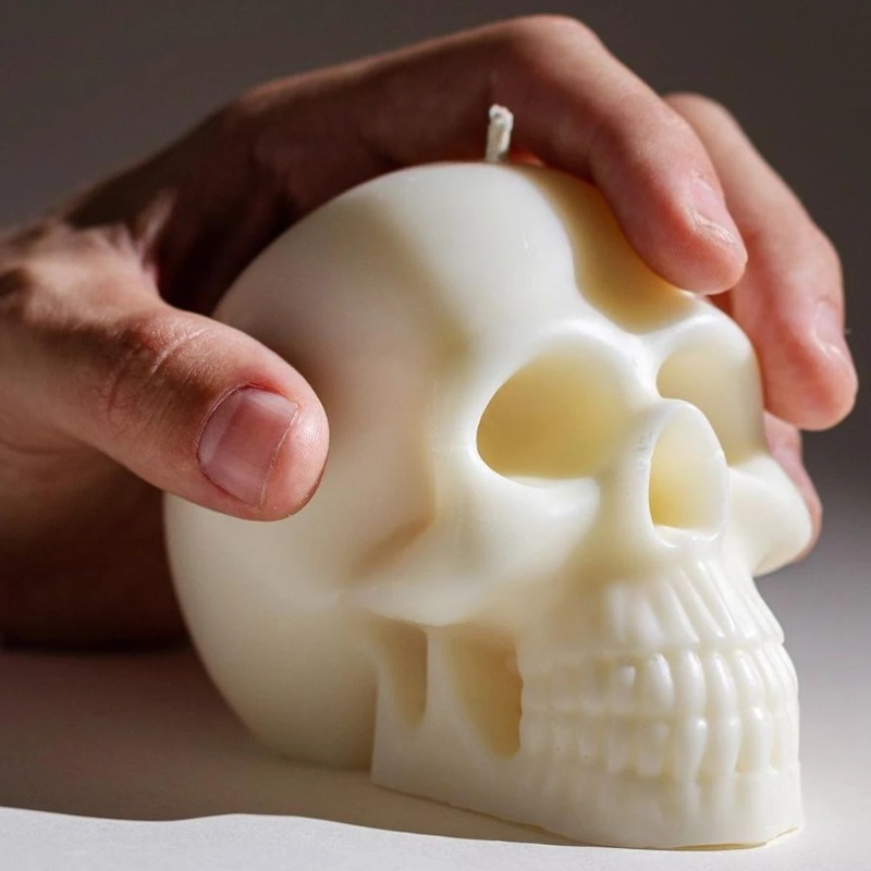 3D Skull Silicone Candle Molds - огляд і ціна Soap Making Gifts