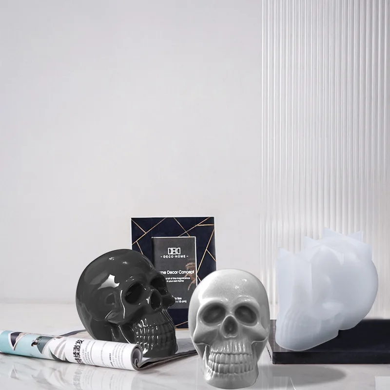3D Skull Silicone Candle Molds - огляд і ціна Soap Making Gifts